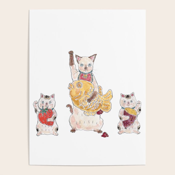 oyatsu maneki nyanco Poster Gallery Image 4