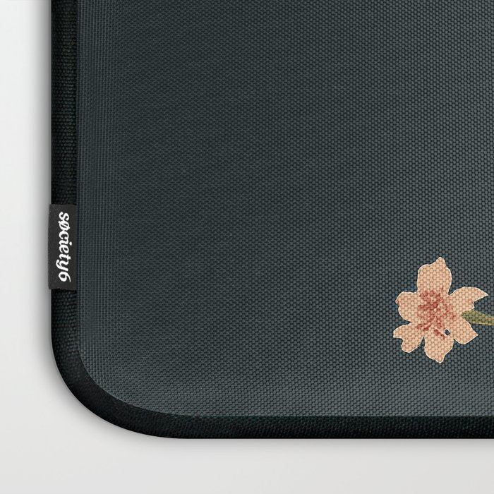 Blush Blooms in Painted Vase Laptop Sleeve Gallery Image 3
