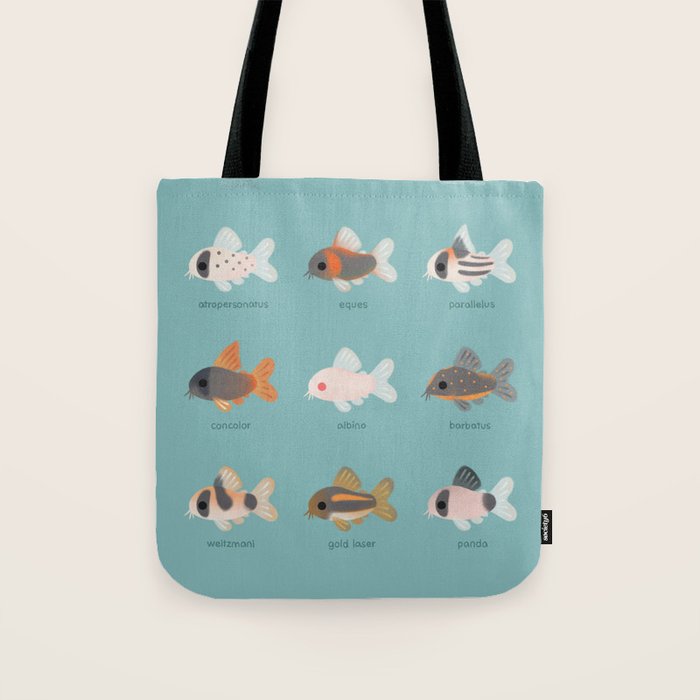 Corydoras! Tote Bag Gallery Image 1