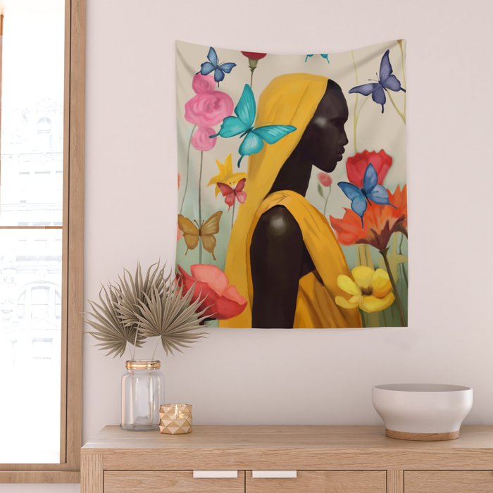 Garden Muse Wall Tapestry Gallery Image 2
