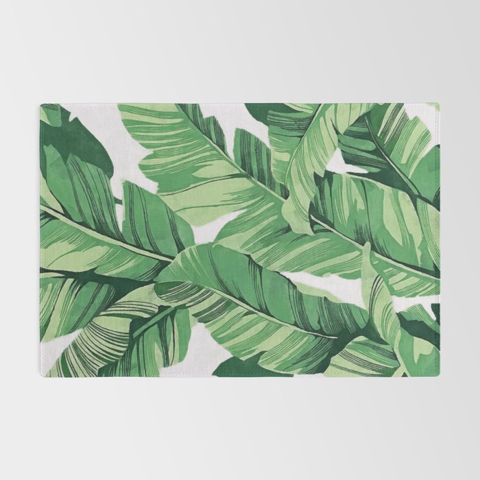 Tropical banana leaves V Rug Gallery Image 2