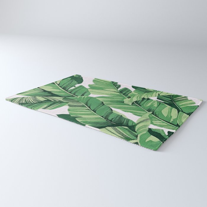 Tropical banana leaves V Rug Gallery Image 3