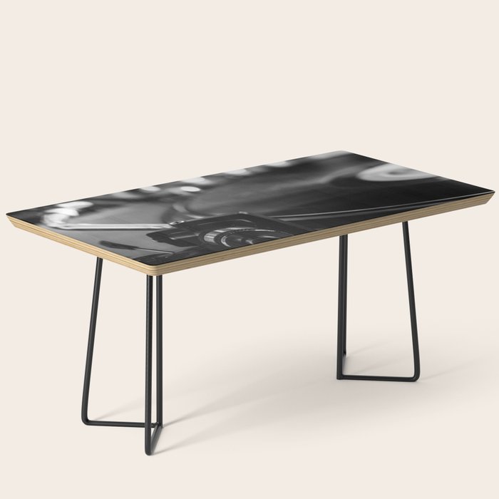 dj turntable record music aesthetic close up elegant mood art photography  Coffee Table Gallery Image 1