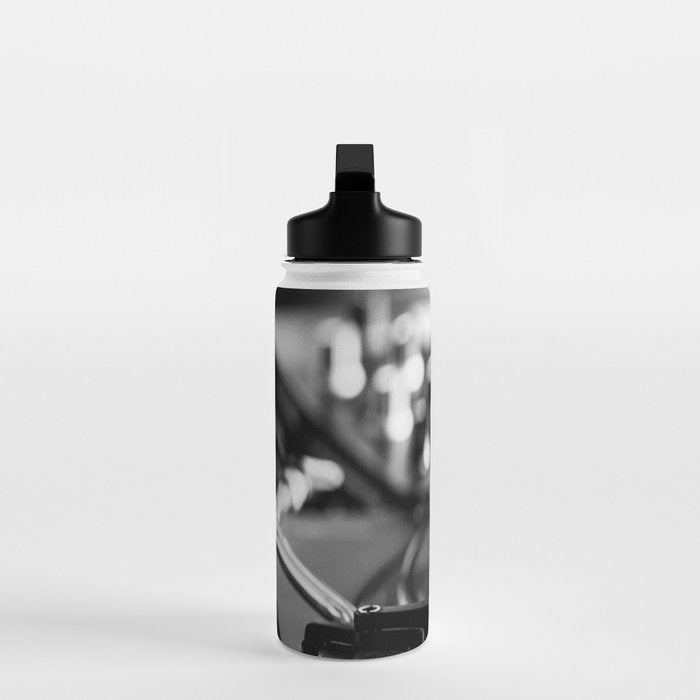 dj turntable record music aesthetic close up elegant mood art photography  Water Bottle Gallery Image 3