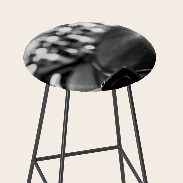 dj turntable record music aesthetic close up elegant mood art photography  Stool Gallery Image 2
