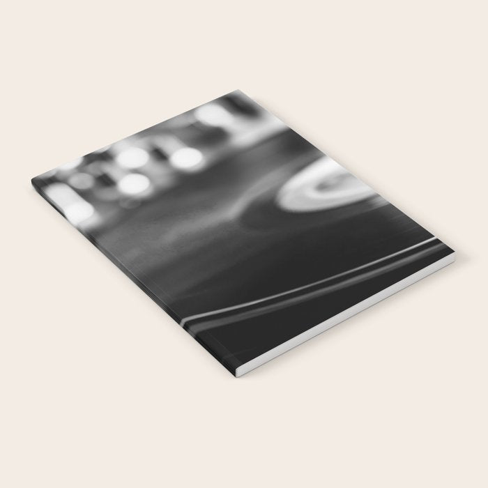 dj turntable record music aesthetic close up elegant mood art photography  Notebook Gallery Image 2