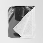dj turntable record music aesthetic close up elegant mood art photography  Throw Blanket Gallery Image 3