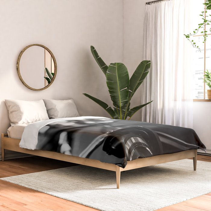 dj turntable record music aesthetic close up elegant mood art photography  Comforter Gallery Image 2