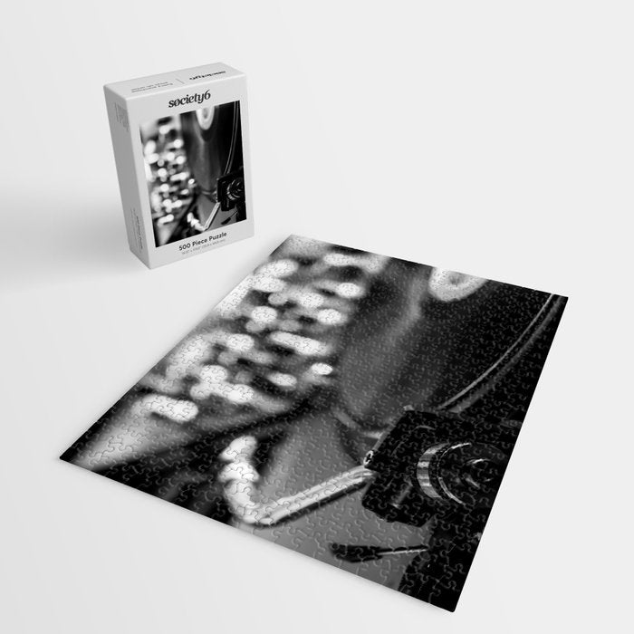 dj turntable record music aesthetic close up elegant mood art photography  Jigsaw Puzzle Gallery Image 2