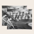 dj turntable record music aesthetic close up elegant mood art photography  Placemat Gallery Image 1