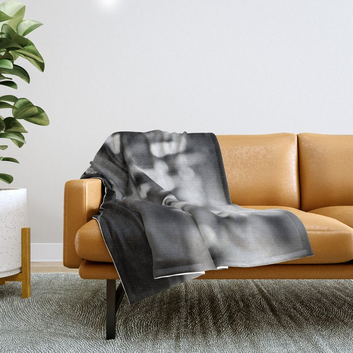 dj turntable record music aesthetic close up elegant mood art photography  Throw Blanket