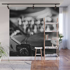 dj turntable record music aesthetic close up elegant mood art photography  Wall Mural Gallery Image 1