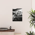dj turntable record music aesthetic close up elegant mood art photography  Poster Gallery Image 2