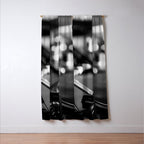 dj turntable record music aesthetic close up elegant mood art photography  Window Curtain Gallery Image 3
