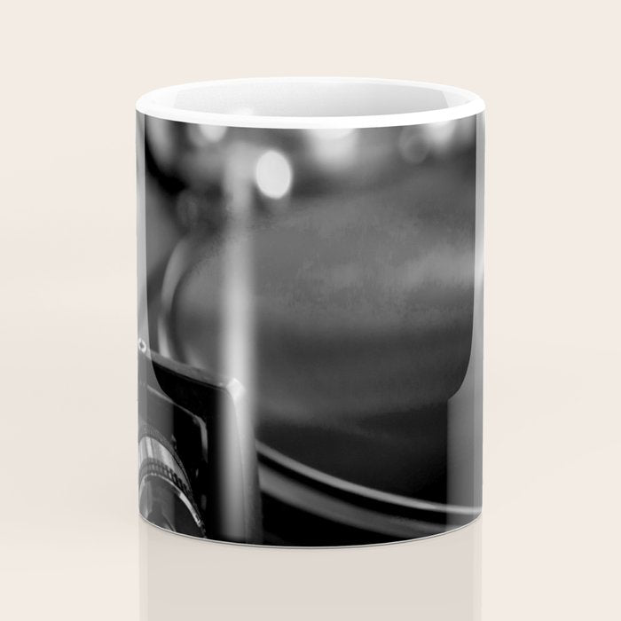 dj turntable record music aesthetic close up elegant mood art photography  Coffee Mug Gallery Image 4