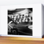 dj turntable record music aesthetic close up elegant mood art photography  Wall Mural Gallery Image 2