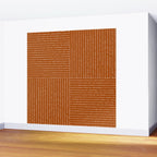 Lines III (Rust) Wall Mural Gallery Image 2