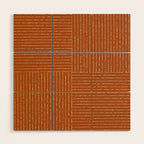 Lines III (Rust) Wood Wall Art Gallery Image 1