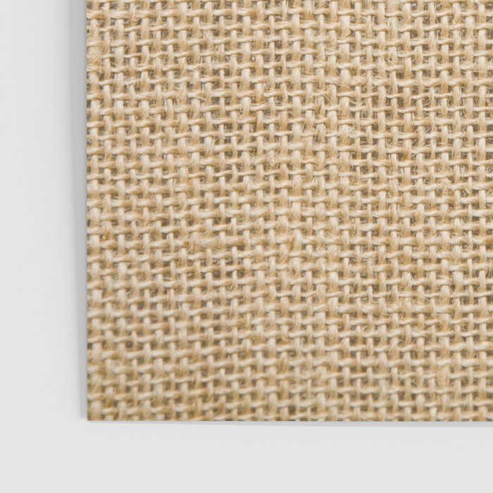 Burlap Fabric Poster Gallery Image 3