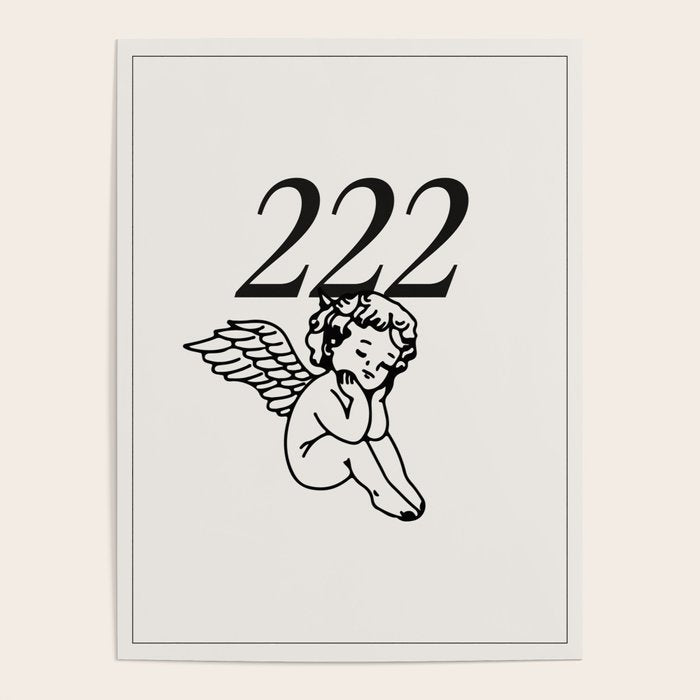 222 Angel Number Poster Poster Gallery Image 4