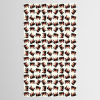 Mister Bones (White Christmas) Tablecloth Gallery Image 2