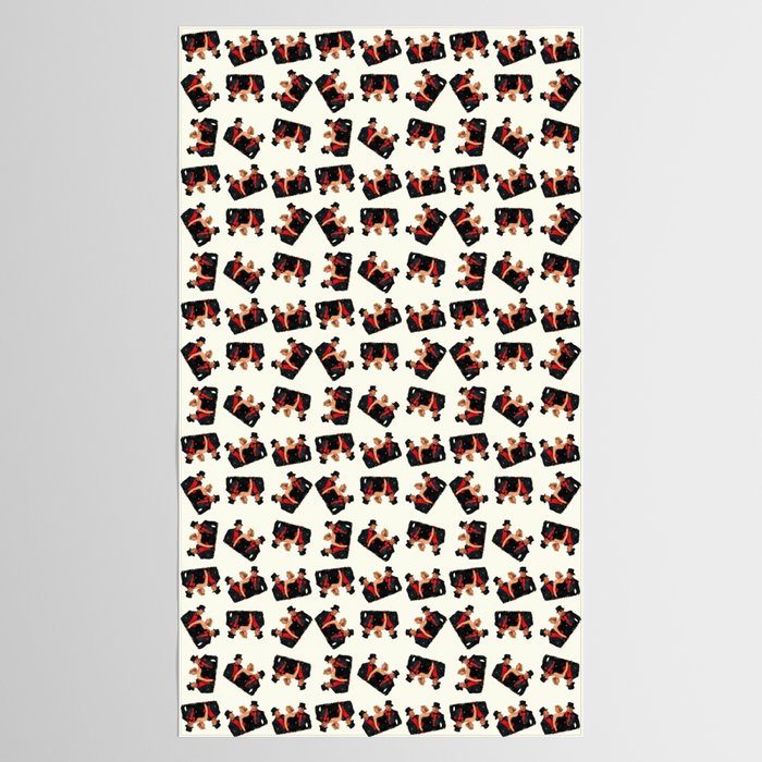 Mister Bones (White Christmas) Tablecloth Gallery Image 2