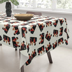 Mister Bones (White Christmas) Tablecloth Gallery Image 3