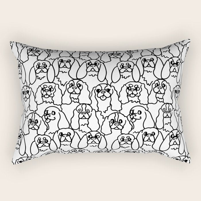 Oh Cavalier King Charles Spaniel Rectangular Pillow Gallery Image 2