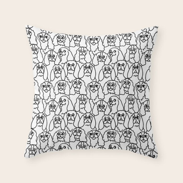 Oh Cavalier King Charles Spaniel Throw Pillow Gallery Image 6