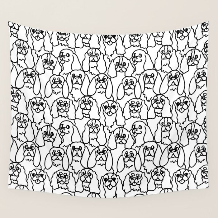 Oh Cavalier King Charles Spaniel Wall Tapestry Gallery Image 1