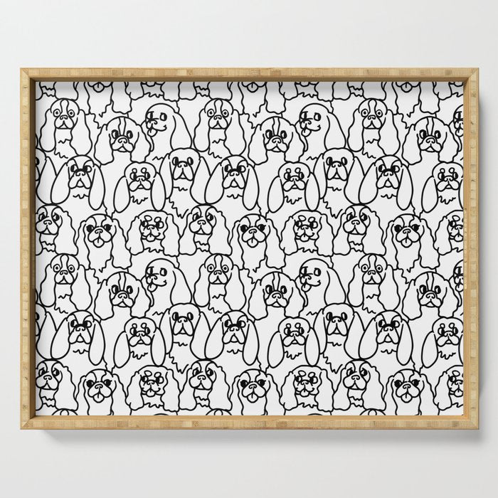 Oh Cavalier King Charles Spaniel Serving Tray Gallery Image 1