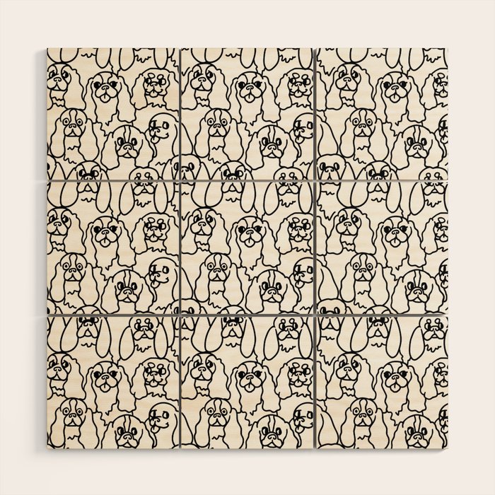 Oh Cavalier King Charles Spaniel Wood Wall Art Gallery Image 1