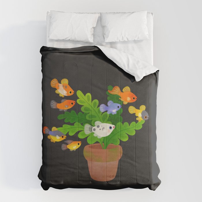 Freshwater fish and plants 1 Comforter Gallery Image 1