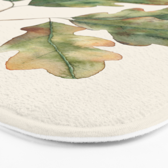 Oak tree  green leaves  Bath Mat Gallery Image 3