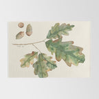 Oak tree  green leaves  Rug Gallery Image 2