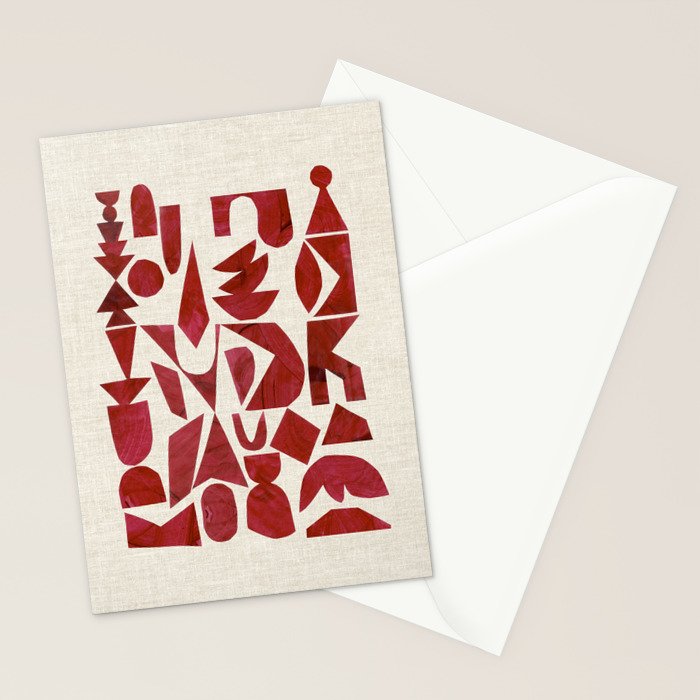 Crimson Ascend Stationery Card Gallery Image 2