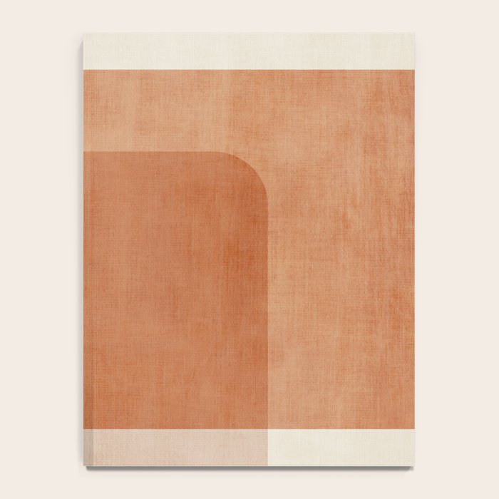 Terracotta Geometric Modern Minimalist Artwork Notebook Gallery Image 4