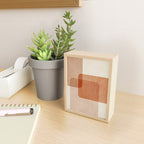 Terracotta Geometric Modern Minimalist Artwork Mini Art Print Gallery Image 2