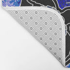 Authentic Aboriginal Art - Baby Sea Turtles Bath Mat Gallery Image 2
