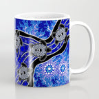 Authentic Aboriginal Art - Baby Sea Turtles Coffee Mug Gallery Image 1