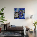 Authentic Aboriginal Art - Baby Sea Turtles Wood Wall Art Gallery Image 2
