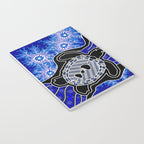 Authentic Aboriginal Art - Baby Sea Turtles Notebook Gallery Image 3