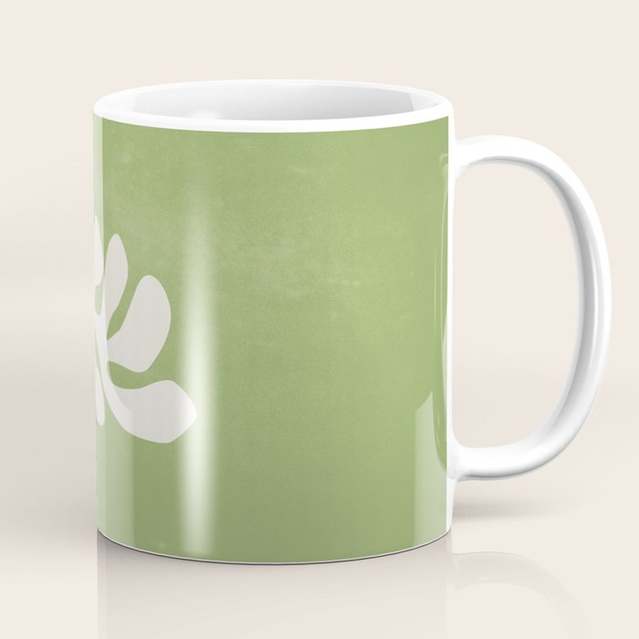 Forest Green Leaf: Matisse Paper Cutouts V Coffee Mug Gallery Image 1