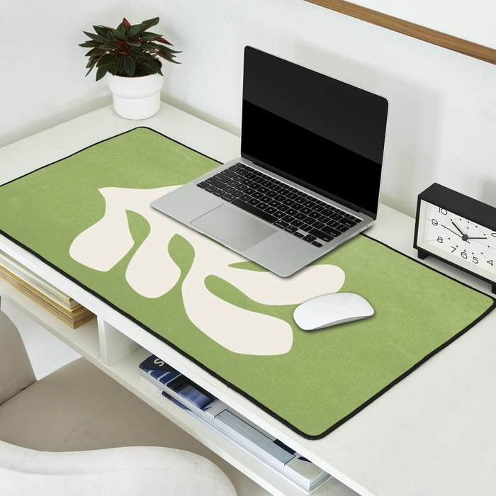 Forest Green Leaf: Matisse Paper Cutouts V Desk Mat Gallery Image 2