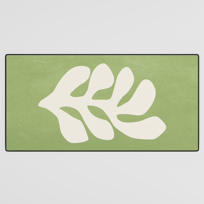 Forest Green Leaf: Matisse Paper Cutouts V Desk Mat Gallery Image 3