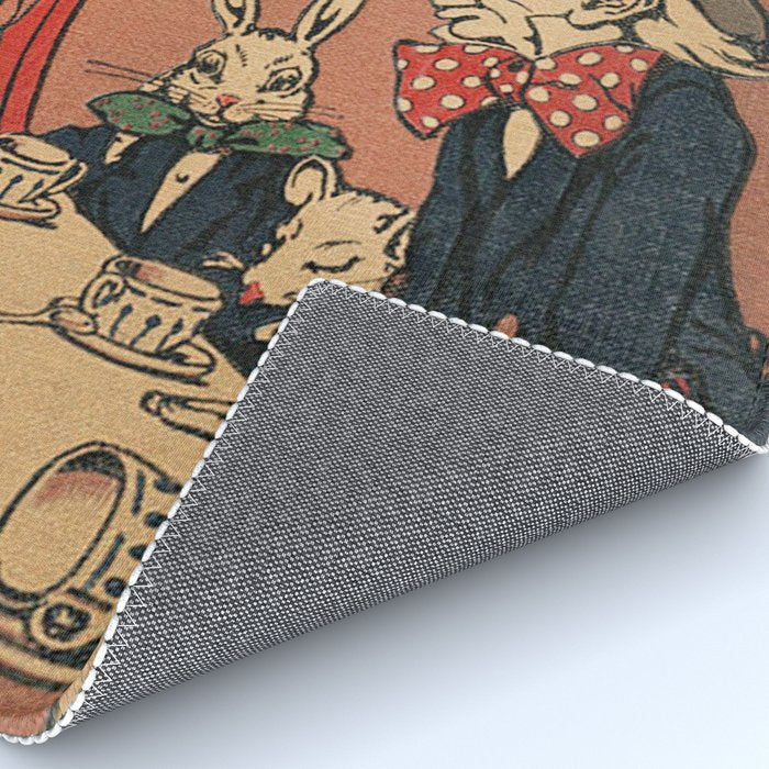 Vintage Alice's Adventures in Wonderland Book Cover Rug Gallery Image 4