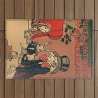 Vintage Alice's Adventures in Wonderland Book Cover Outdoor Rug Gallery Image 1