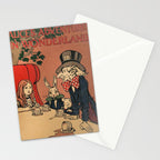 Vintage Alice's Adventures in Wonderland Book Cover Stationery Card Gallery Image 2
