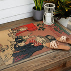 Vintage Alice's Adventures in Wonderland Book Cover Outdoor Rug Gallery Image 2