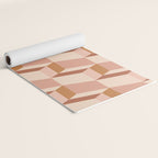 Cuboid Geometric Abstract Shapes Pattern IX Yoga Mat Gallery Image 2